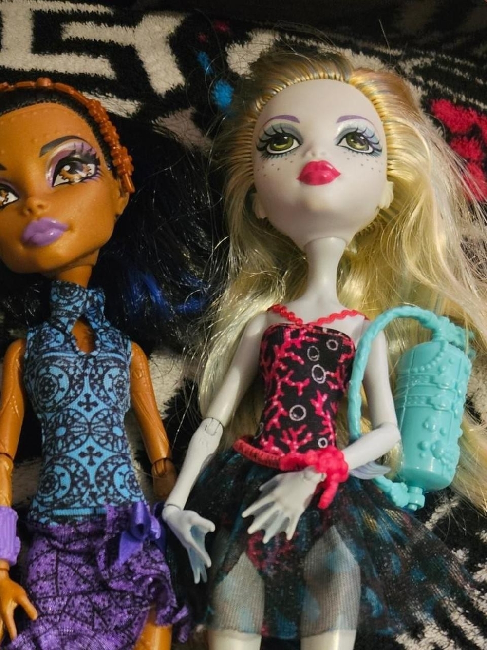Monster High dolls - lagoona complete and rebecca dance class almost complete